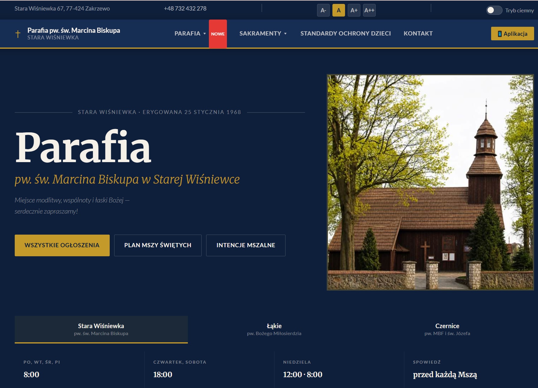 Parafia Stara Wiśniewka
